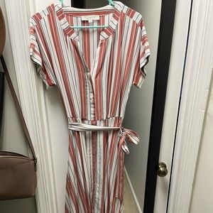 Maxi striped dress from Loft!
